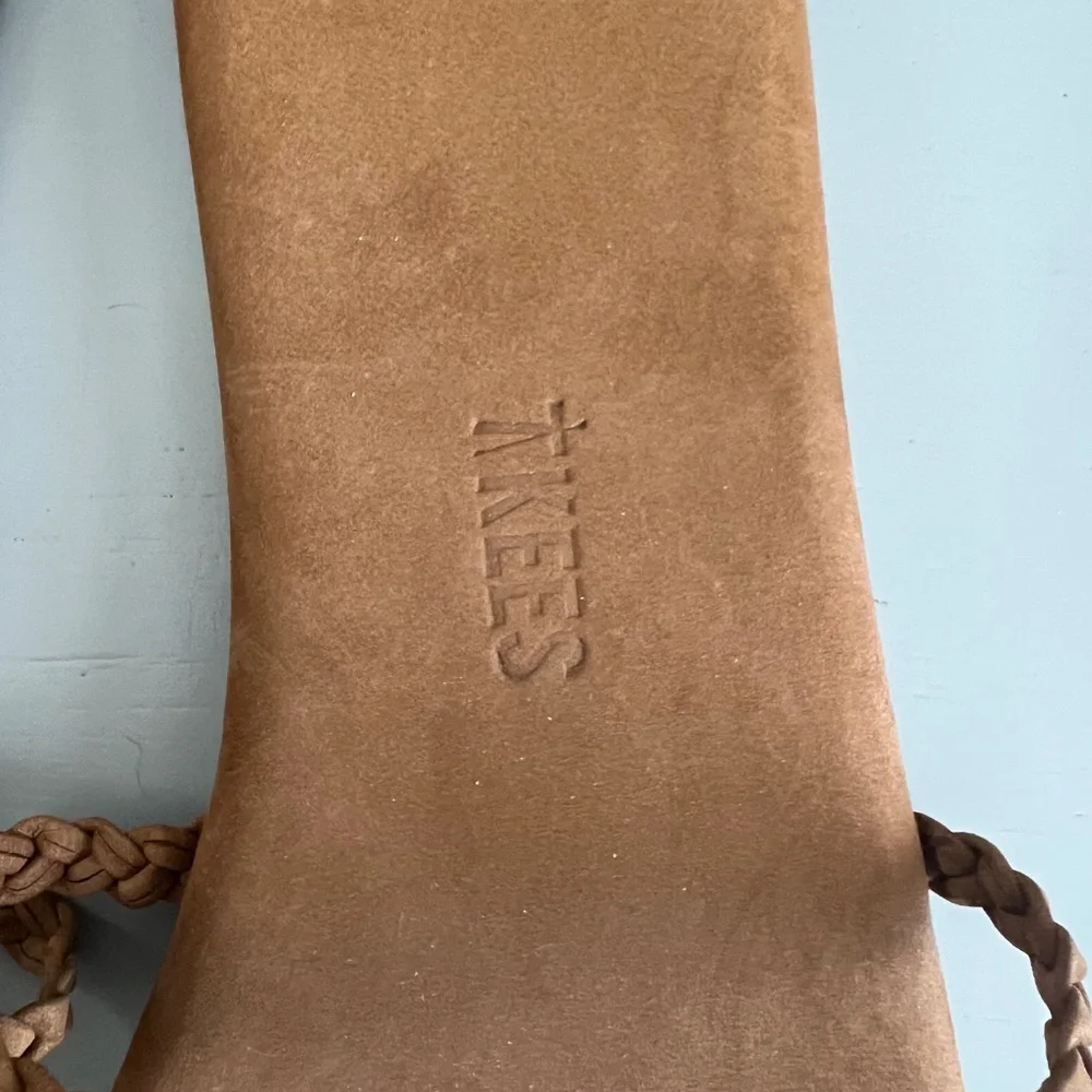 Brand New TKEES Gemma Braid Slides size 8 Camel - Picture 8 of 13
